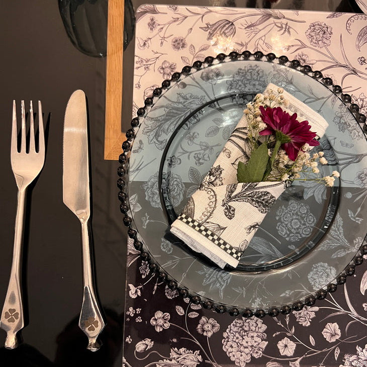 Dinner Plates - Dotted Smoky (Set of 4)