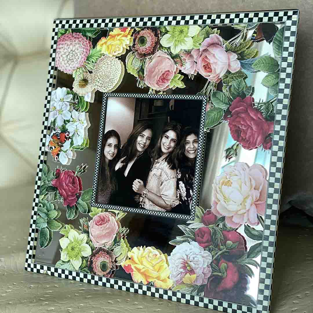 Photo Frame - Botanical Satine Square
