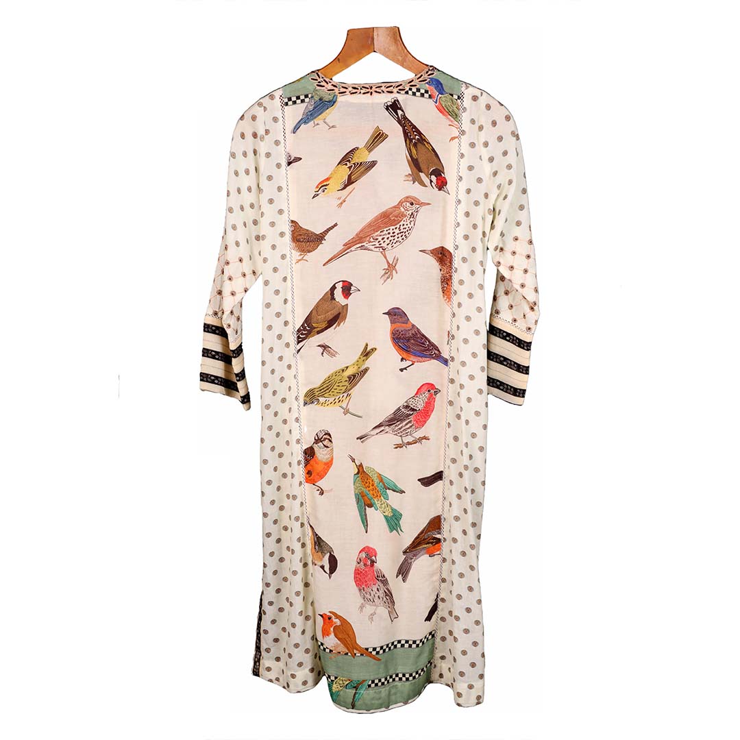 Butterflies & Birds - Kurta Set 2 Medium