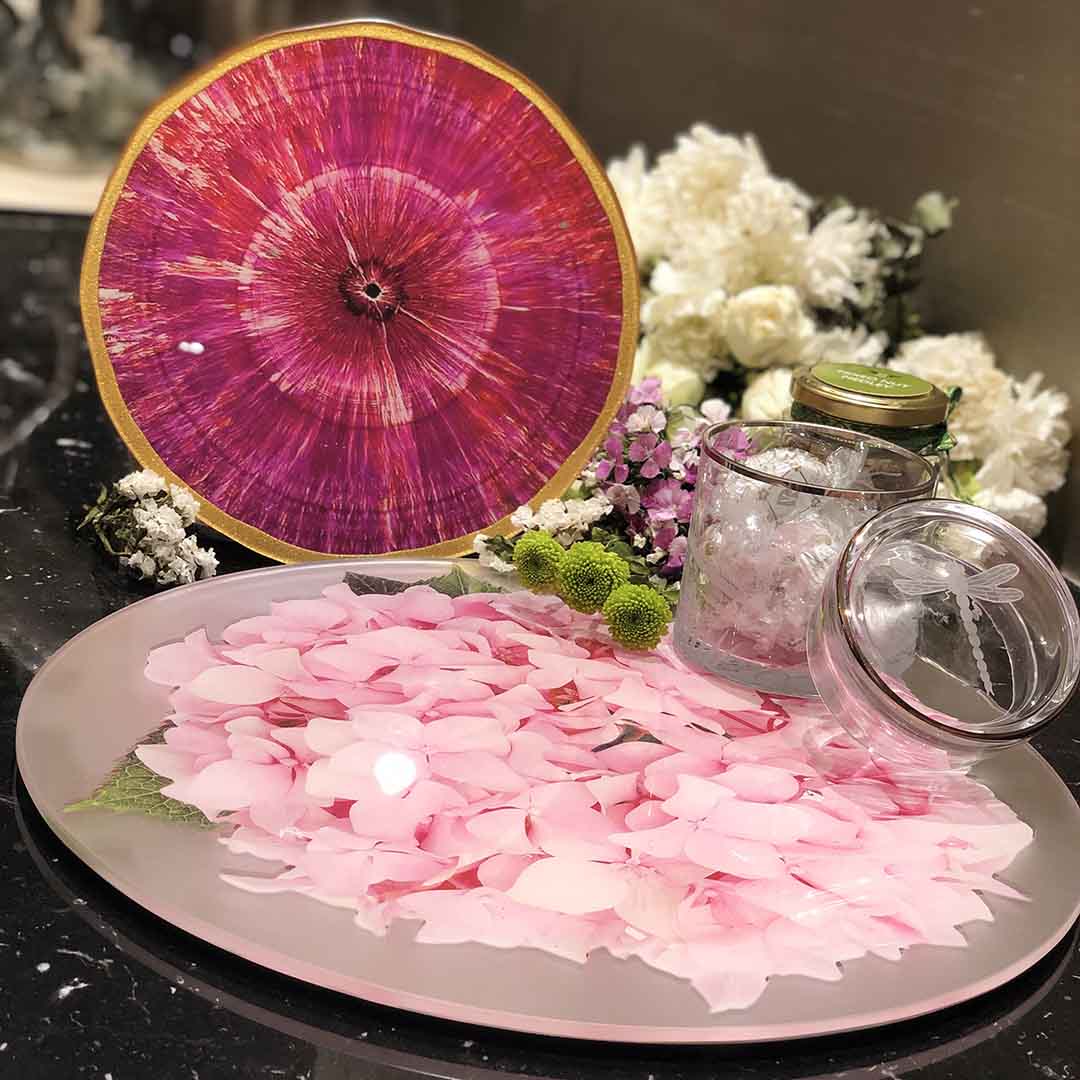 Platters - Bloom Pink Hydrangea