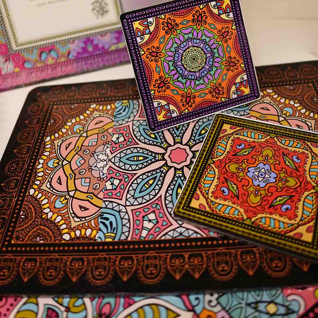 Placemat - Mandala Lena Black (Set of 4)