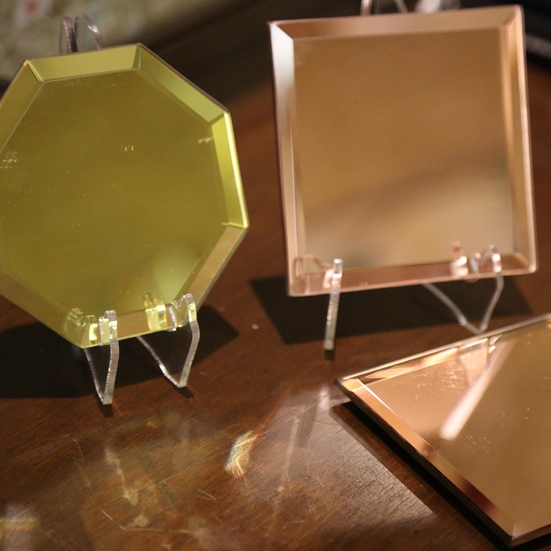 Coasters - Signature Rose Gold Square (Set of 4)