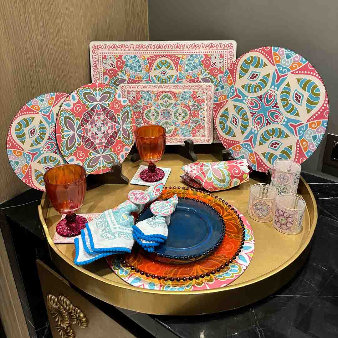Placemat - Mandala Kiara Frost (Set of 4)