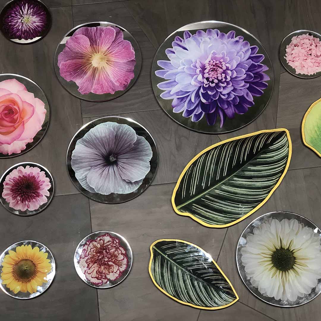 Platters - Bloom Pink Chrysanthemum