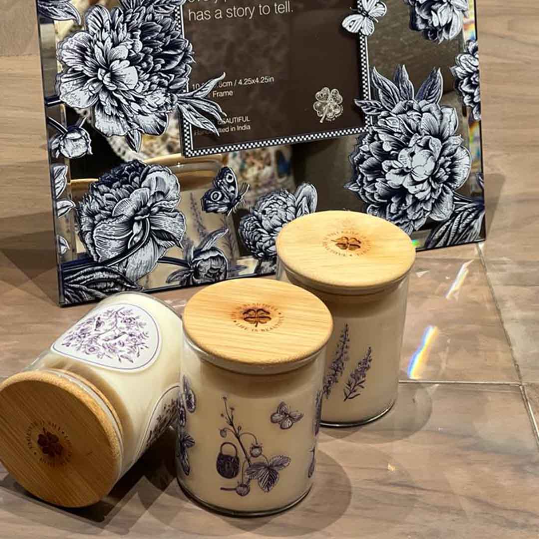 Candles -Flora & Fauna Birds (Set of 2)