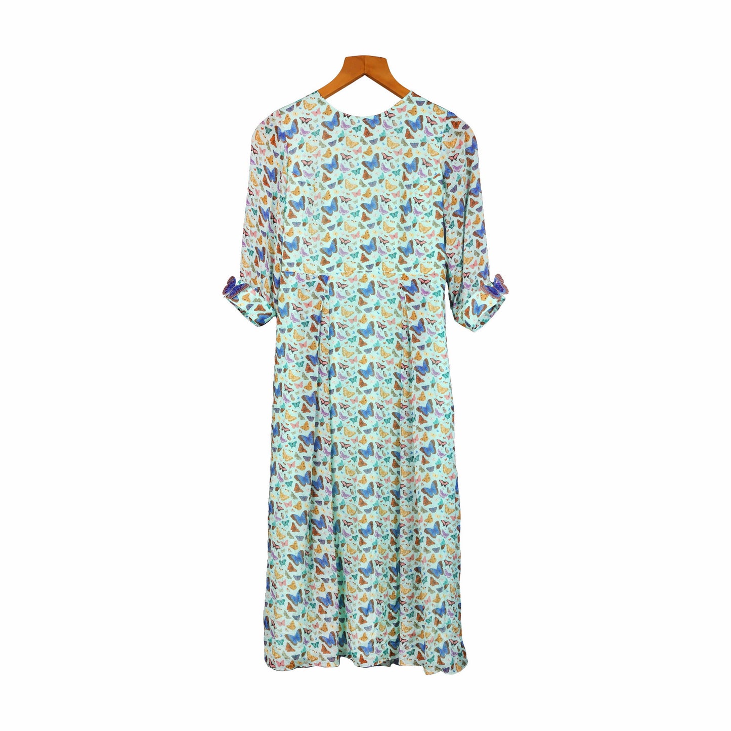Butterflies & Birds - Garden Kurta Blue Medium