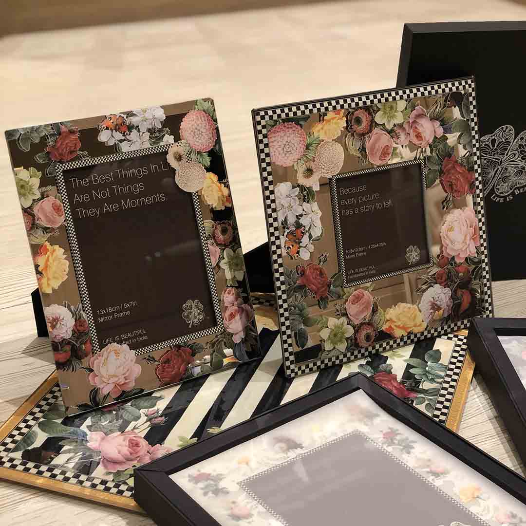 Photo Frame - Botanical Satine Square