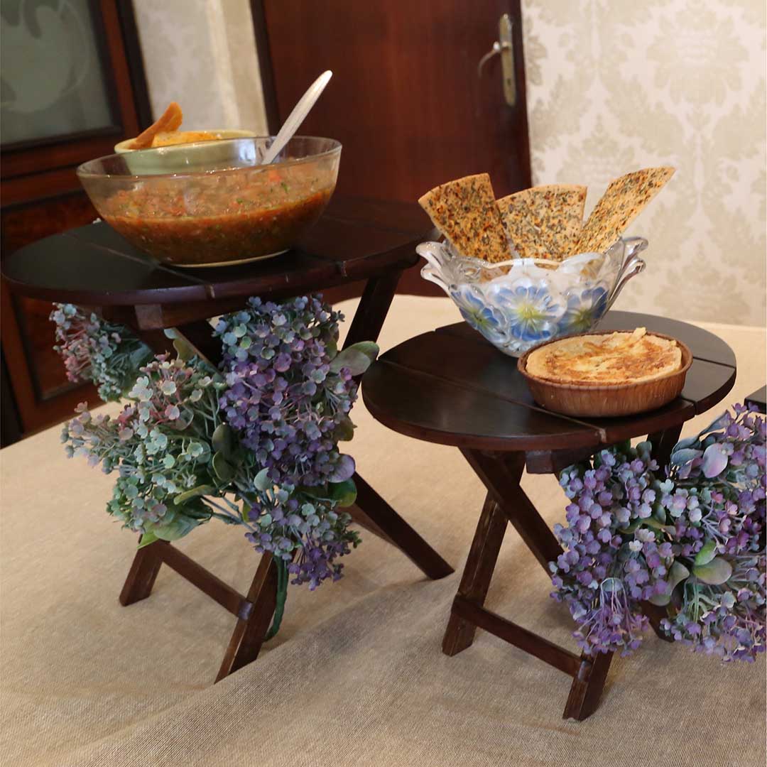 Tableware - Classic Wooden Stool Brown
