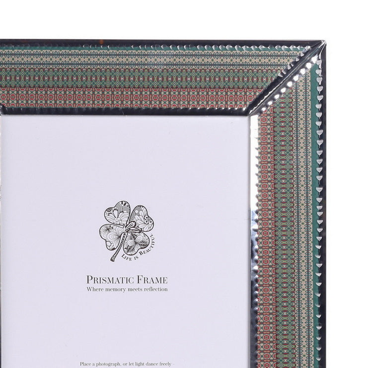 Prismatic Photo Frame – Mosaic Green Large