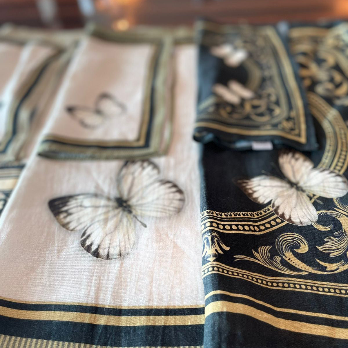 Napkin Sets - Butterflies & Birds Cocktail (Set of 4)