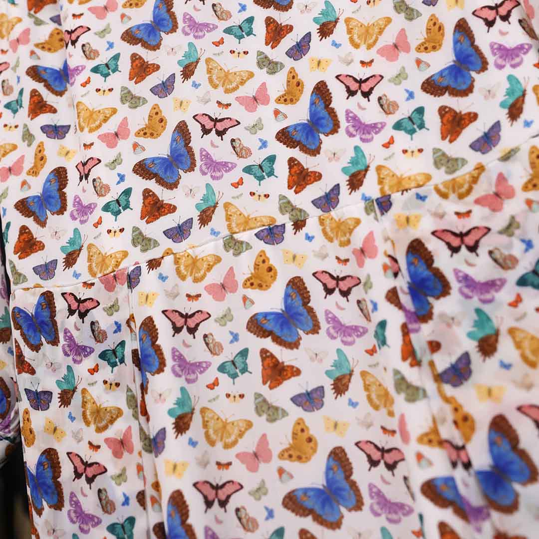 Butterflies & Birds - Garden Kurta Ivory Medium
