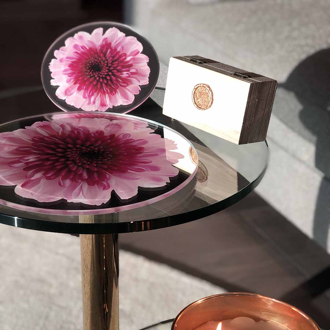 Platters - Bloom Pink Chrysanthemum