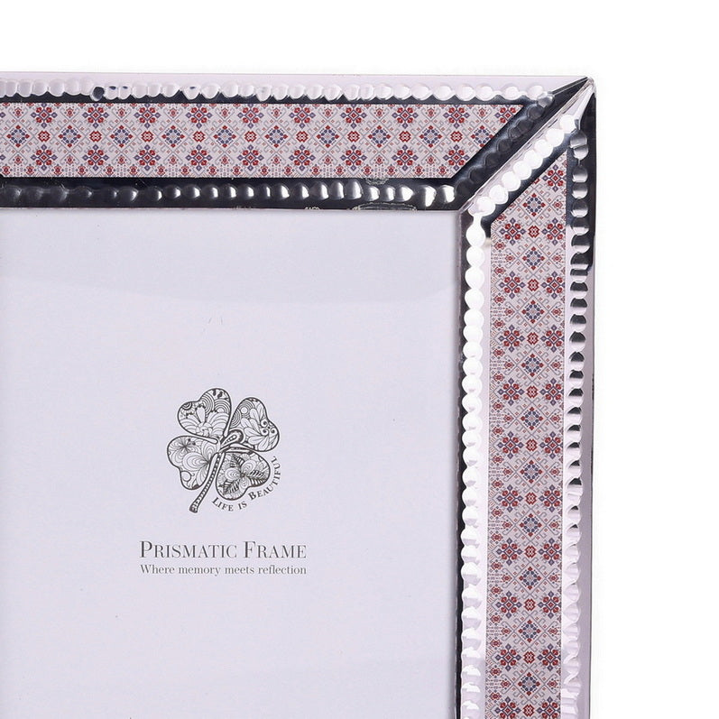 Prismatic Photo Frame – Rosé Lattice Small