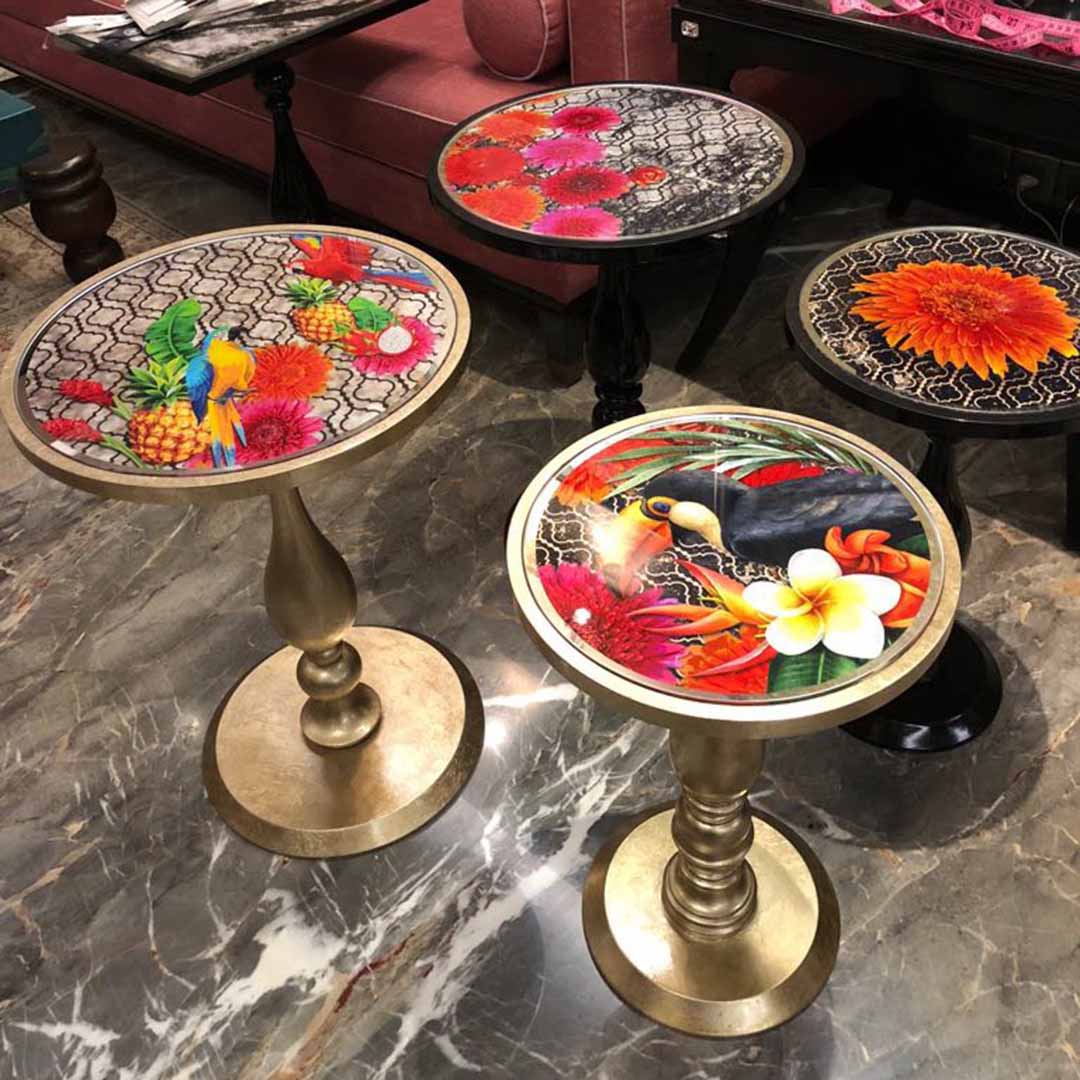 Side Table - Bunglow Series Brandt Round