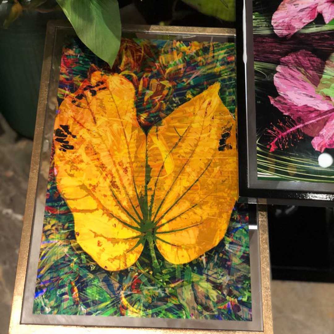 Side Table - Bunglow Series Leaf Rectangle