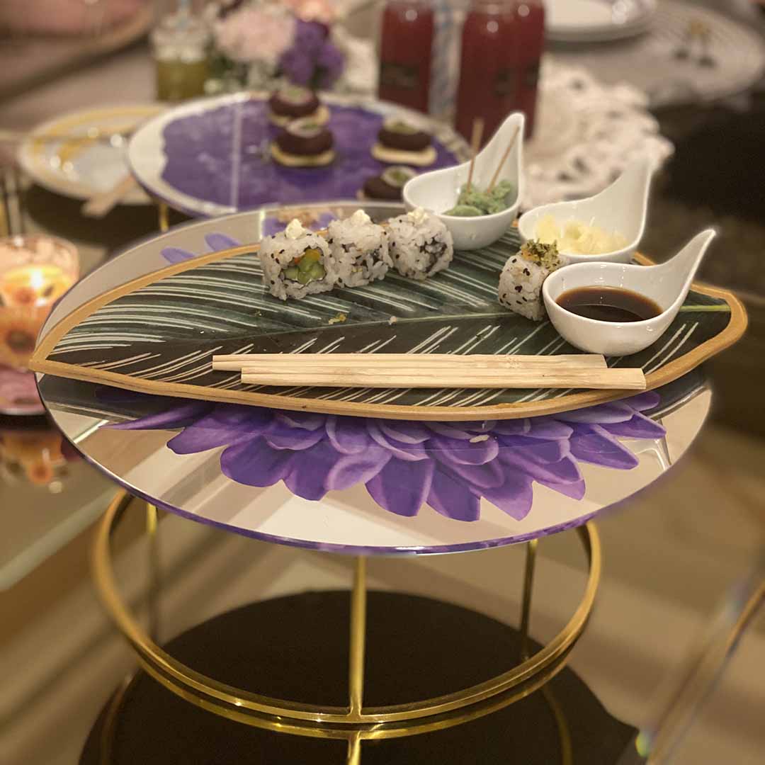 Platters - Bloom Purple Chrysanthemum