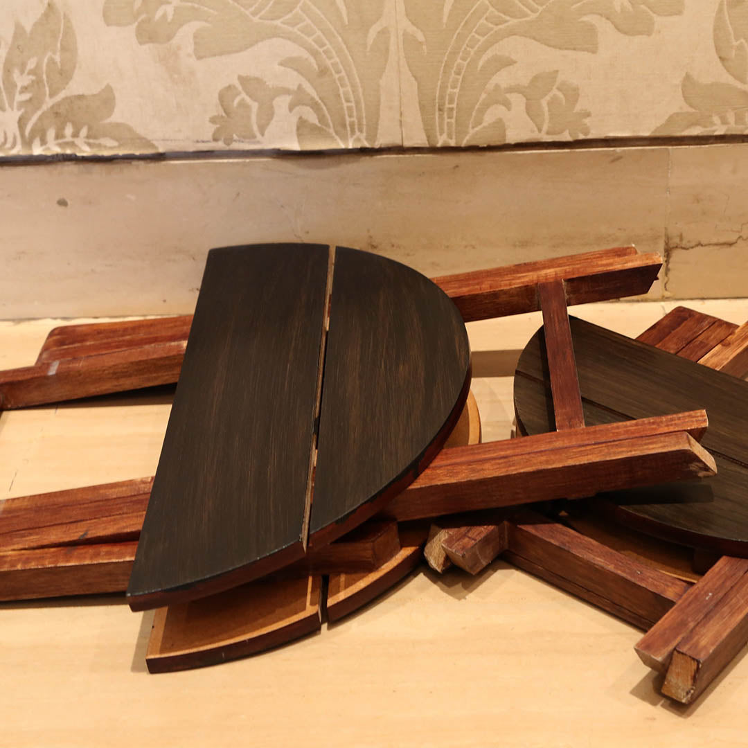 Tableware - Classic Wooden Stool Brown