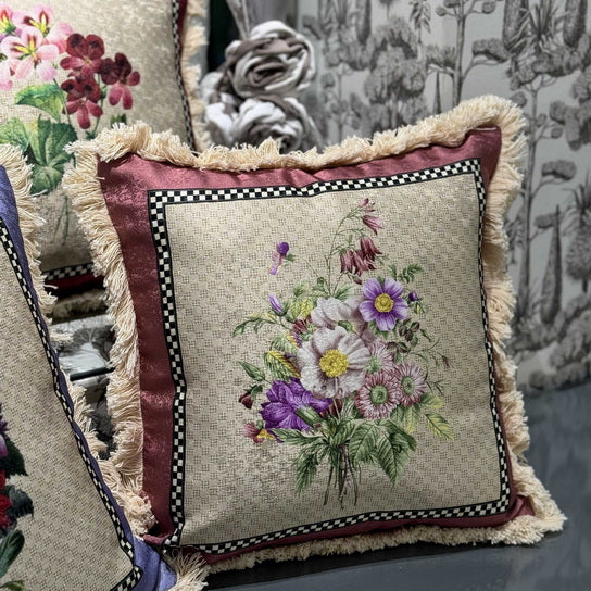 Cushion Covers - Botanical Fringe (Set of 6)