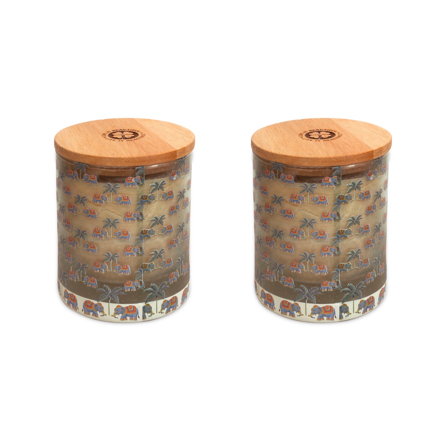 Candles - Blue Elephant (Set of 2)