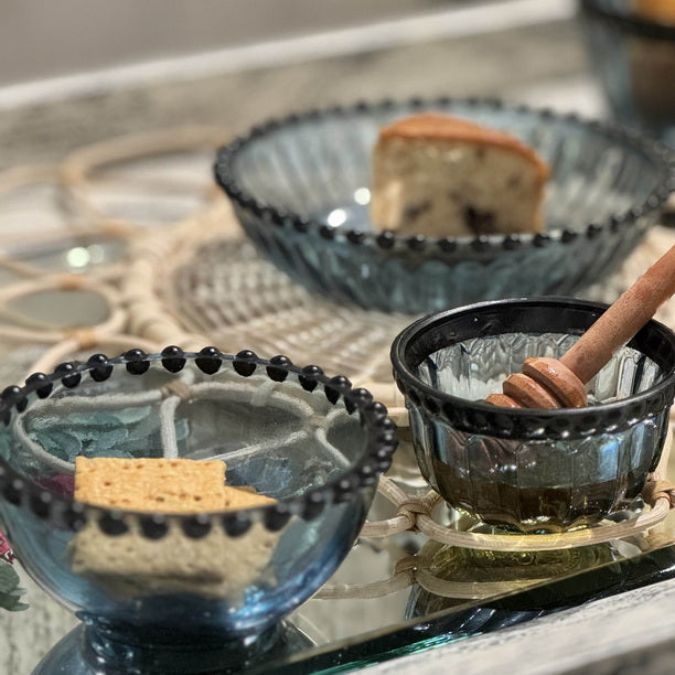 Mini Table Essentials - Dotted Midi Smoky (Set of 4)