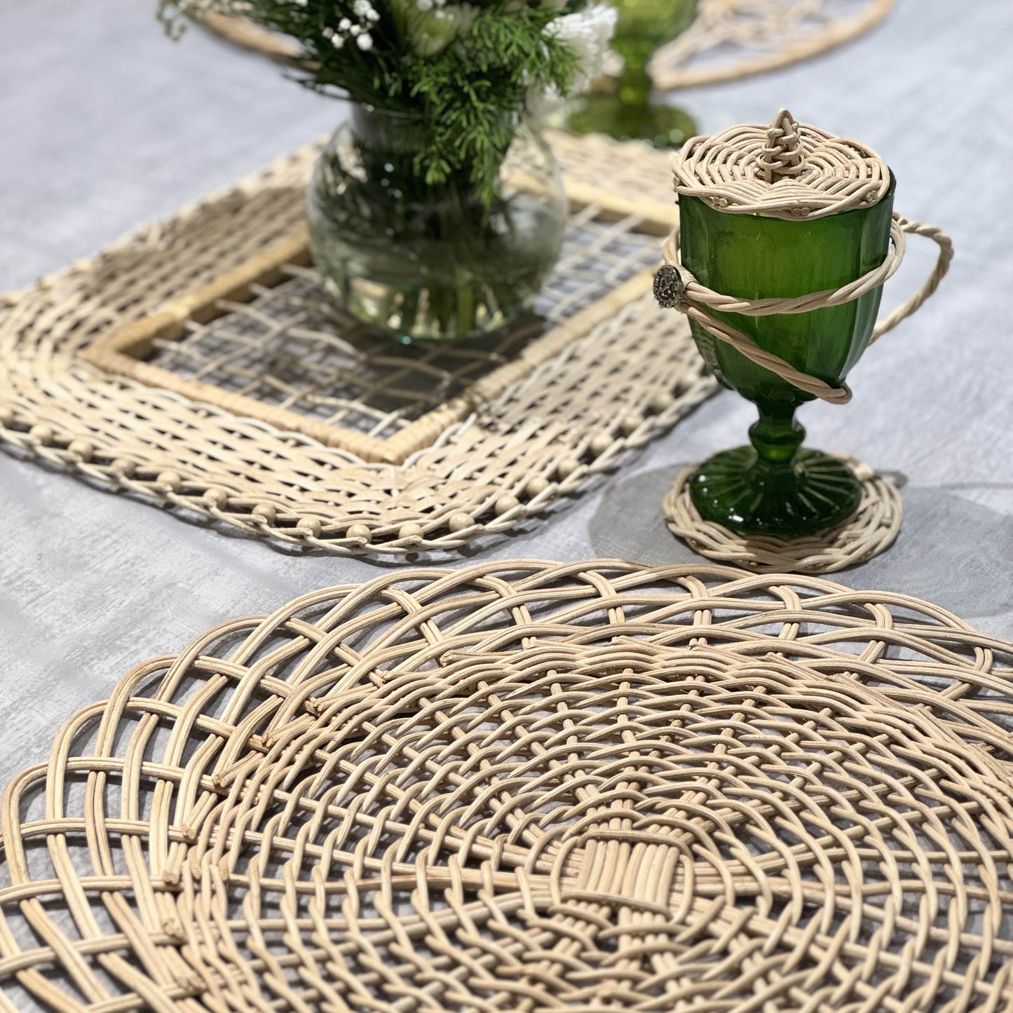 Glasses - Picnic Cane Covers (Set of 4)