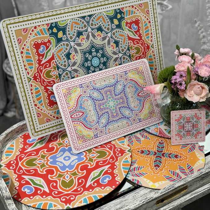 Placemat - Mandala Sarabi Frost (Set of 4)