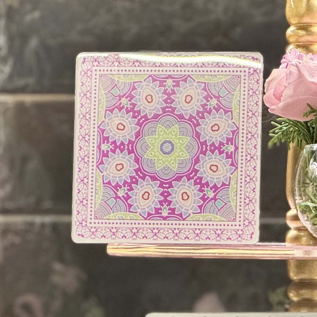 Coasters - Mandala Kiara Frost (Set of 4)