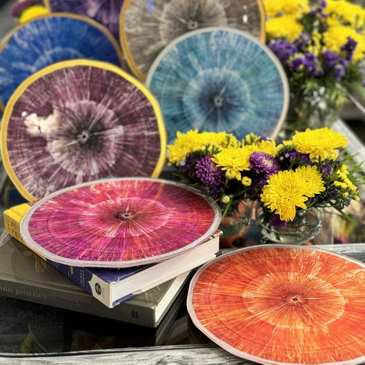 Platters - Psychedelic Colour Slices Orange