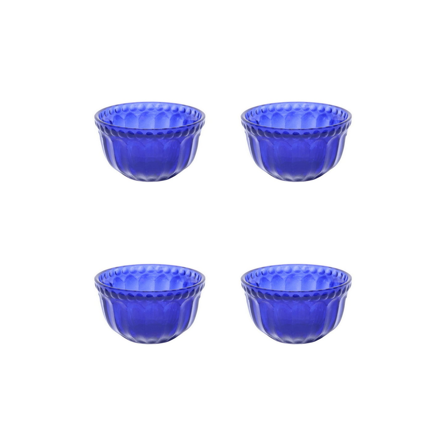 Mini Table Essentials - Dotted Mini Royal Blue (Set of 4)