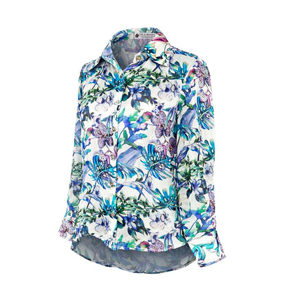 Floral  - Ivory Botanical Print Shirt