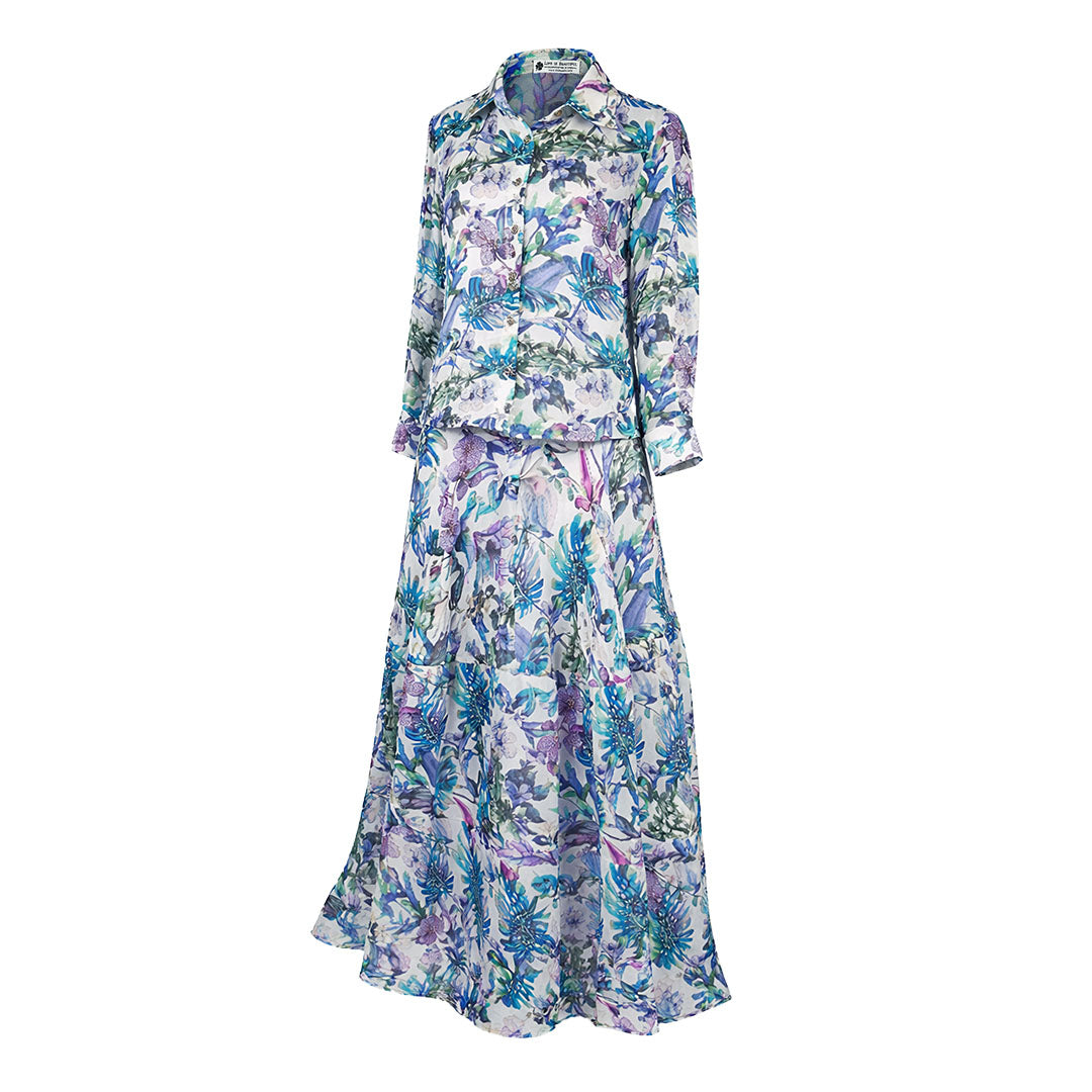 Floral  - Ivory Botanical Print Co-ord Set