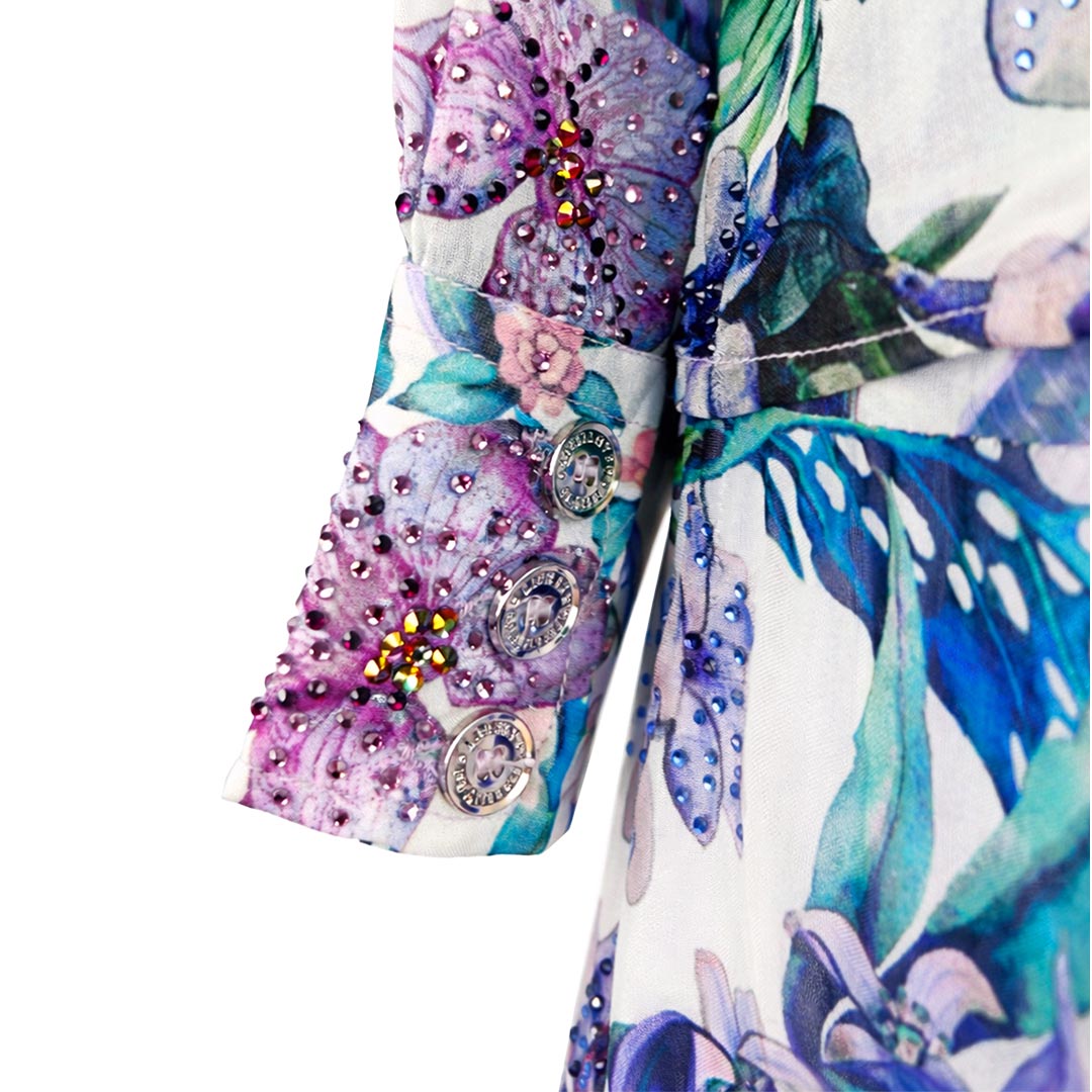 Floral  - Ivory Botanical Print Shirt
