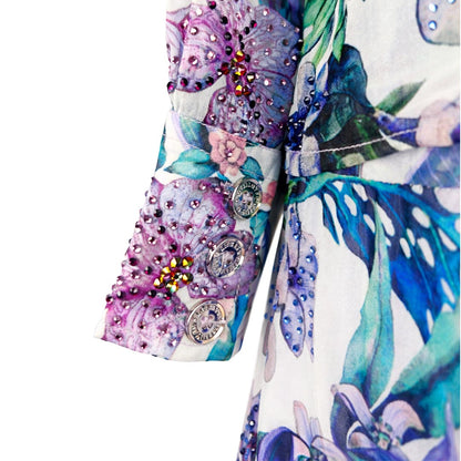 Floral  - Ivory Botanical Print Shirt