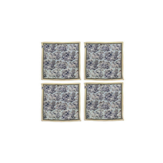 Napkin Sets - Blue Elephant Cocktail Napkin 01 (Set of 4)