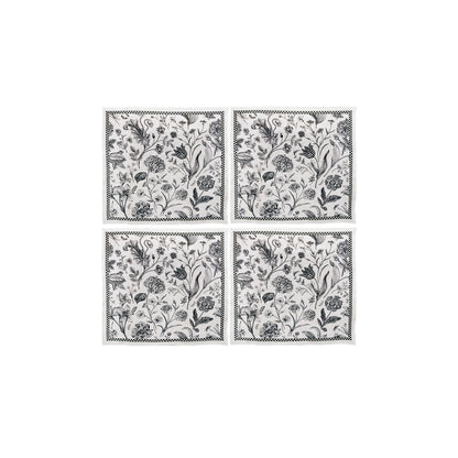 Napkin Sets - Flora Fauna Flower Forest Cocktail (Set of 4)