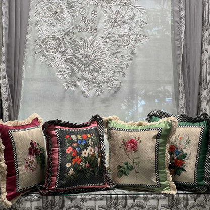 Cushion Covers - Botanical Pleated (Set of 6)