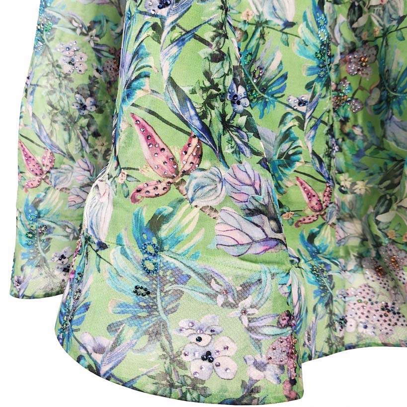 Floral  - Tropical Garden Embellished Co-ord Set