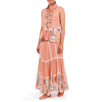 Picnic - Skirt & Ruffle Top Set