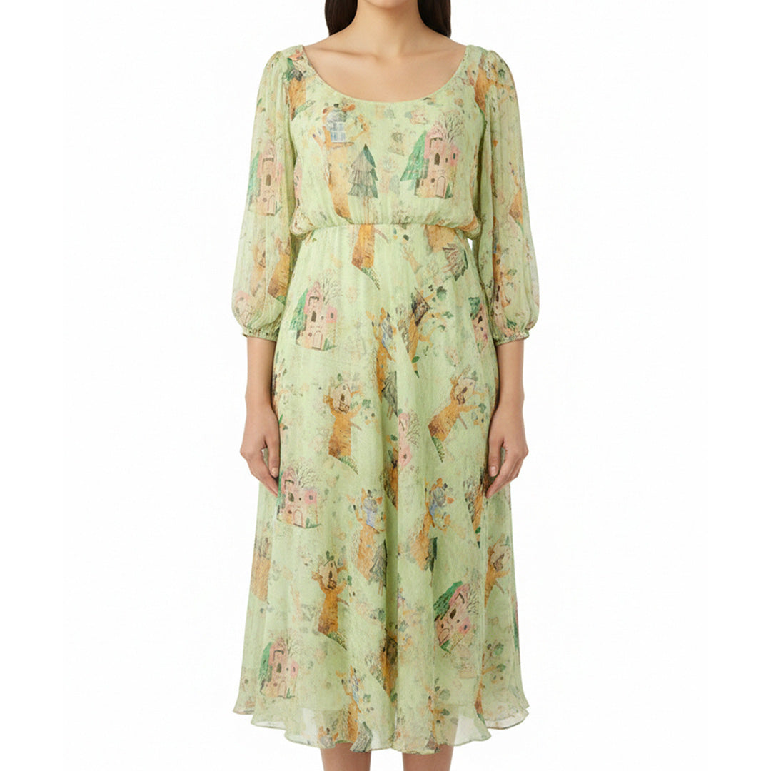 Picnic - Sheer Overlay Dress