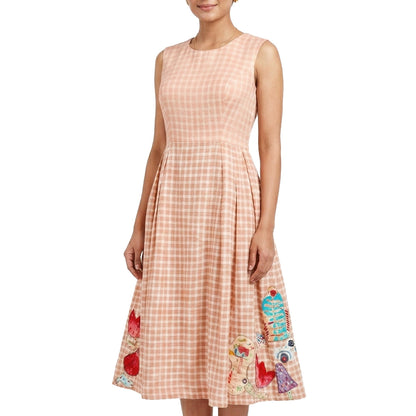 Picnic - Checkered Midi Dress