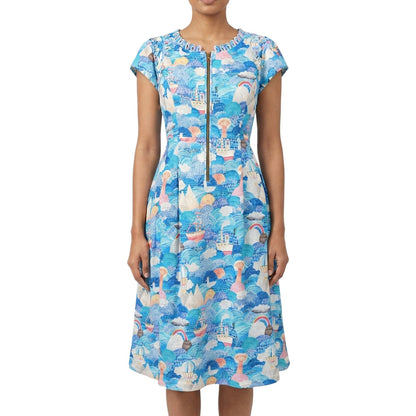 Picnic - Pleated Looped Dress