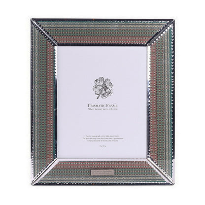 Prismatic Photo Frame – Mosaic Green Large