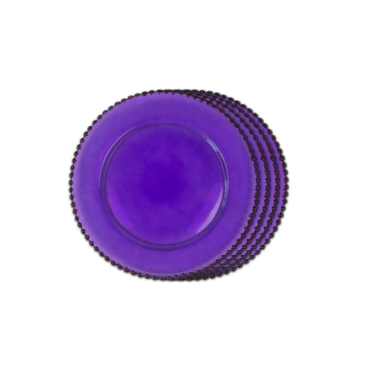 Quarter Plates - Dotted Indigo (Set of 4)