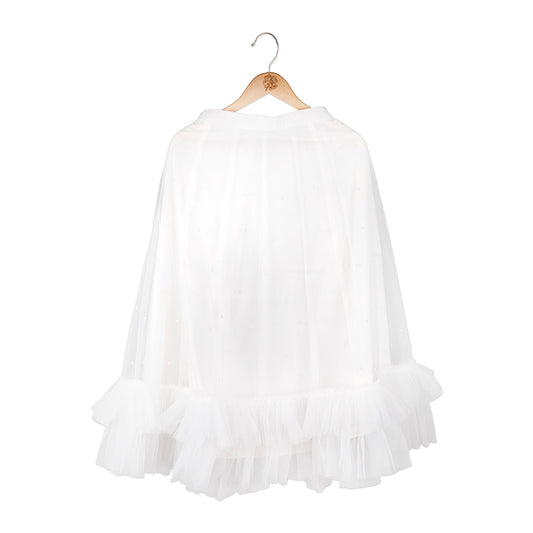 Classic - Pearl Net Skirt White