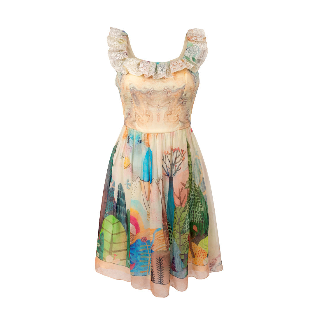 Picnic - Ruffle Strap Dress