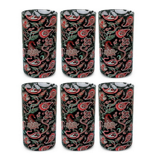 Glasses - Paisely Sheila Noir Muse (Set of 6)