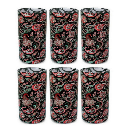 Glasses - Paisely Sheila Noir Muse (Set of 6)