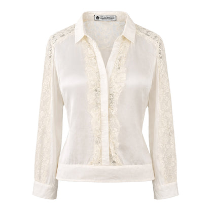 LIB Basics - Lace Panel Shirt