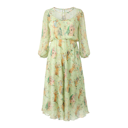 Picnic - Sheer Overlay Dress