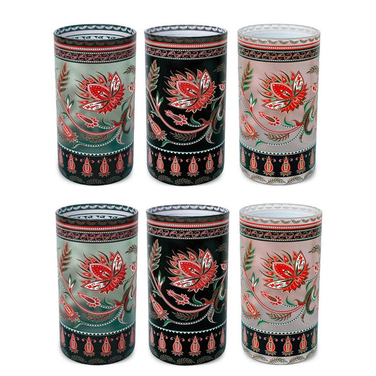 Glasses - Paisely Gaia (Set of 6)